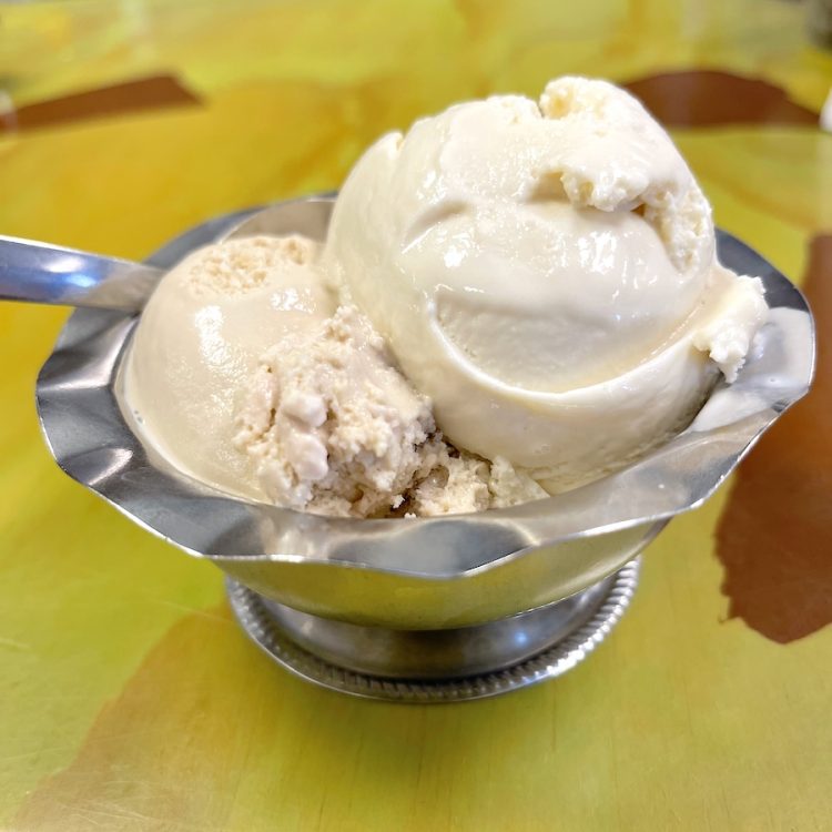 Salted Caramel Ice Cream from Sweet Dreams Ice Cream in Gainesville, Florida