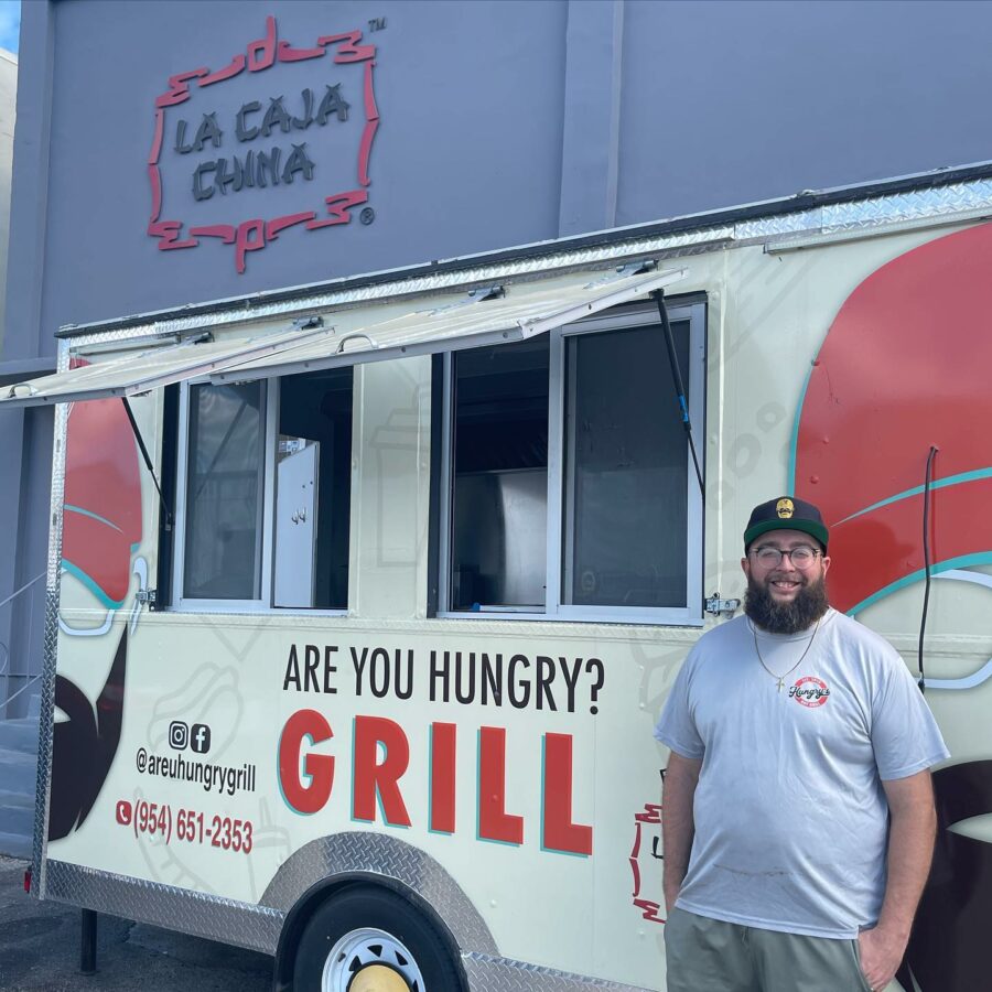 Raul Camejo and his Are U Hungry? Grill Food Truck