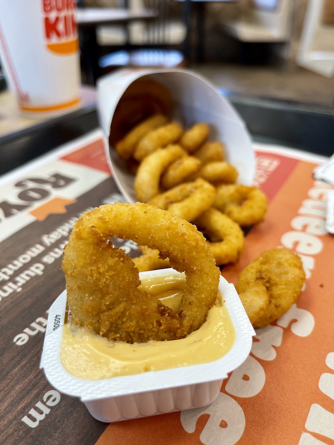 Onion Rings with Zesty sauce from Burger King #17 in North Miami, Florida
