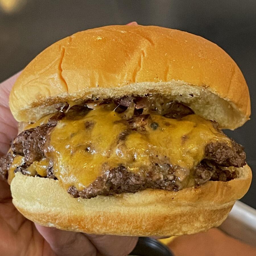 Smash Cheeseburger from Farmhouse BBQ in Miami, Florida
