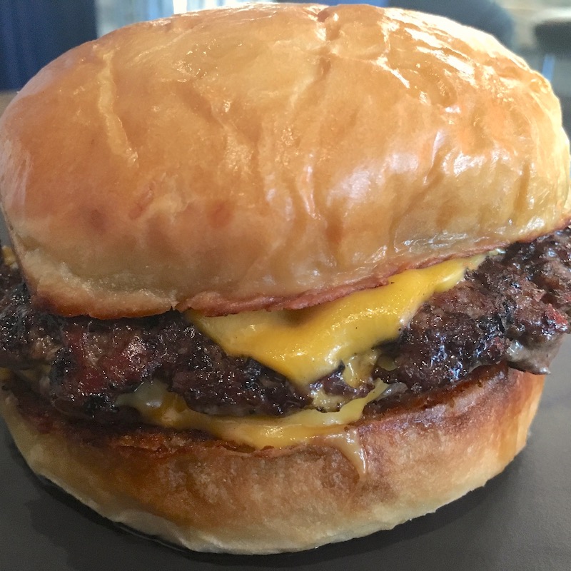 Cheeseburger from Le Chick in Wynwood, Florida