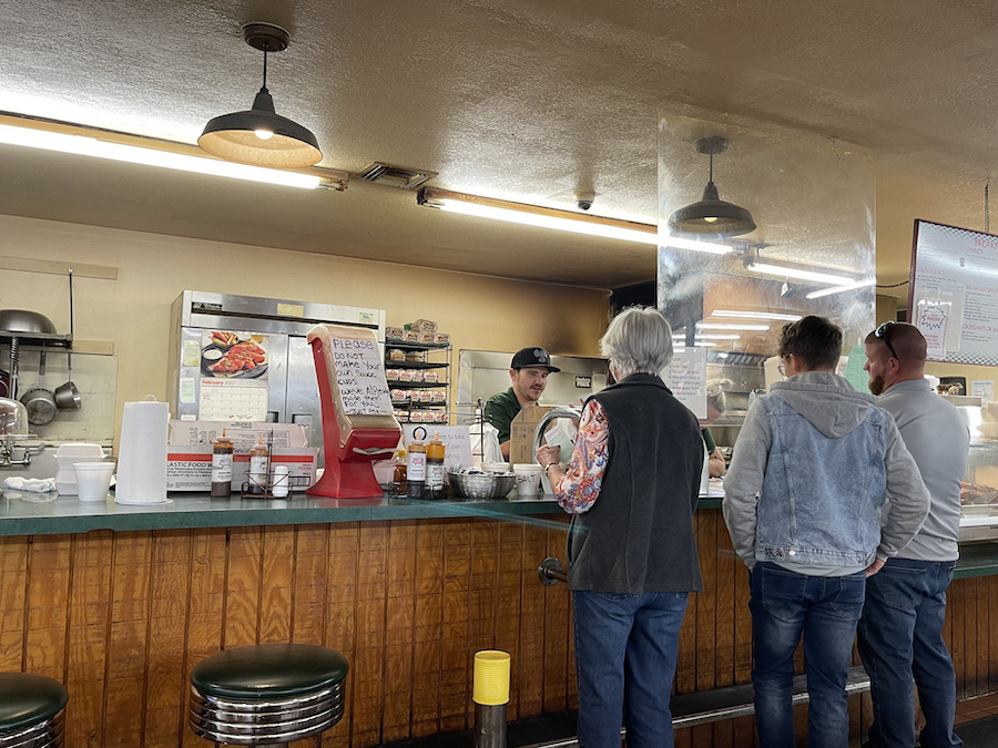 Order Counter from Pearl Country Store & BBQ in Micanopy, Florida