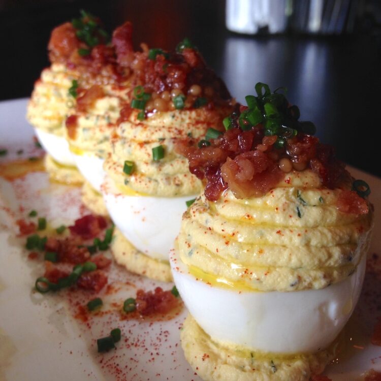Deviled Eggs from Swine Southern Table & Bar in Coral Gables