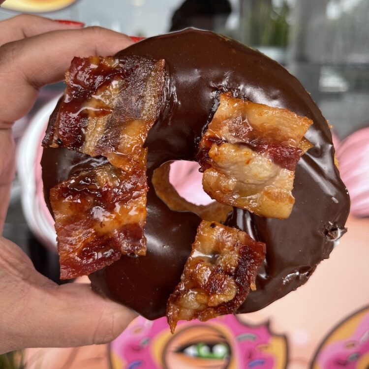 Chocolate Sriracha from Pink Love Donuts in Oakland Park, Florida