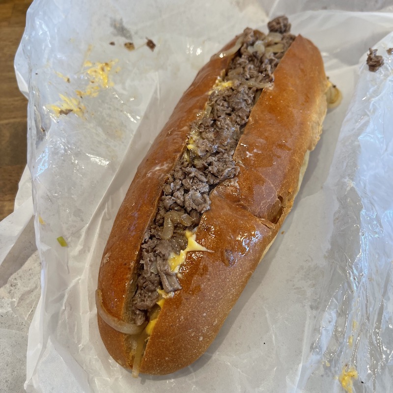 Cheesesteak from Subby's Subs in South Miami, Florida