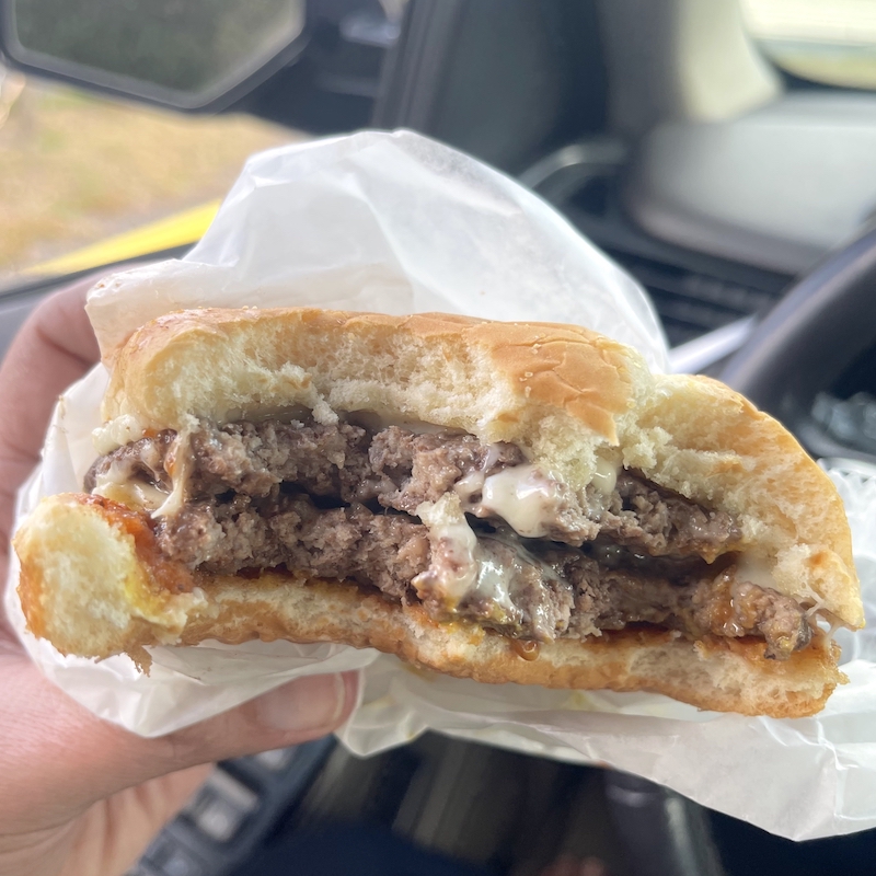 Shakers Drive-Thru Cheeseburger in Bronson, Florida