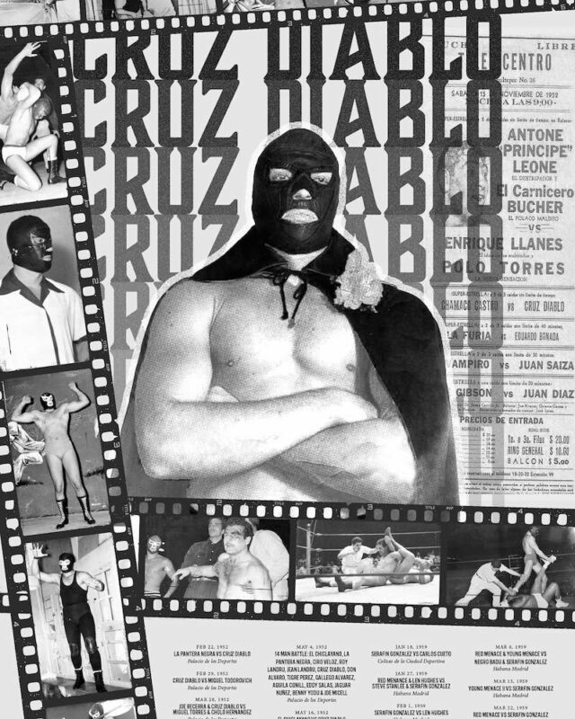 Cruz Diablo Lucha Libre Poster