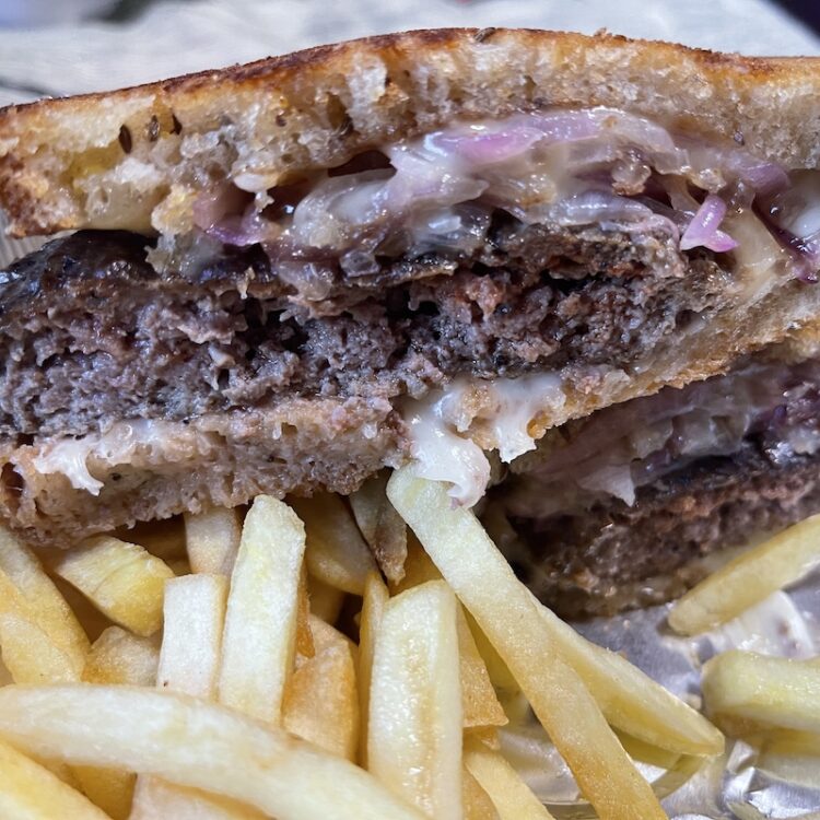 Patty Melt from Coral Bagel in Miami, Florida