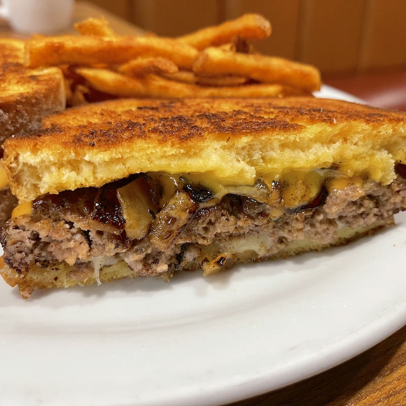 Patty Melt from Dennys in Miami, Florida