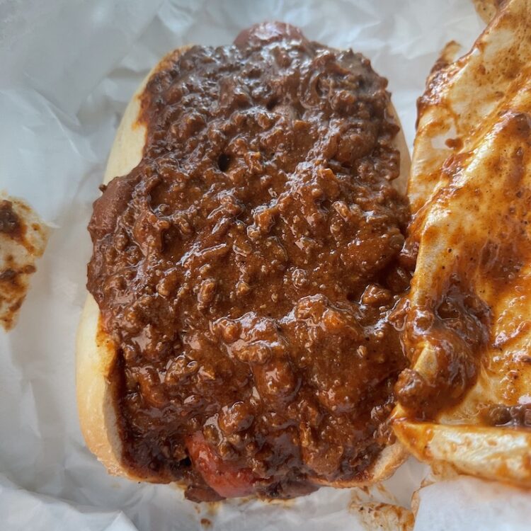 Chili Dog from Lubi's Hot Subs in Jacksonville, Florida