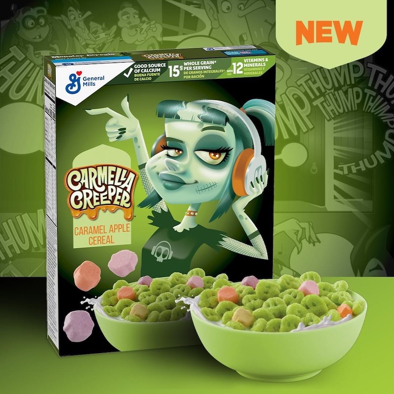 Carmela Creeper, the new General Mills Cereal