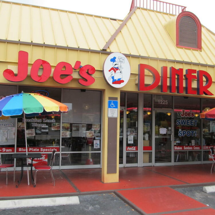 Joe's Diner in Naples, Florida