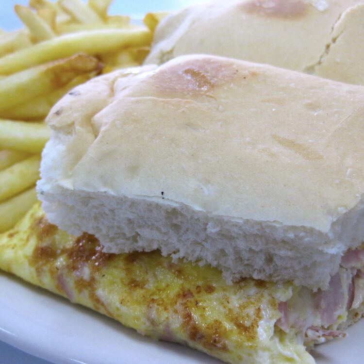 Pan con Tortilla from Sarussi Cafeteria & Restaurant in Westchester, Florida
