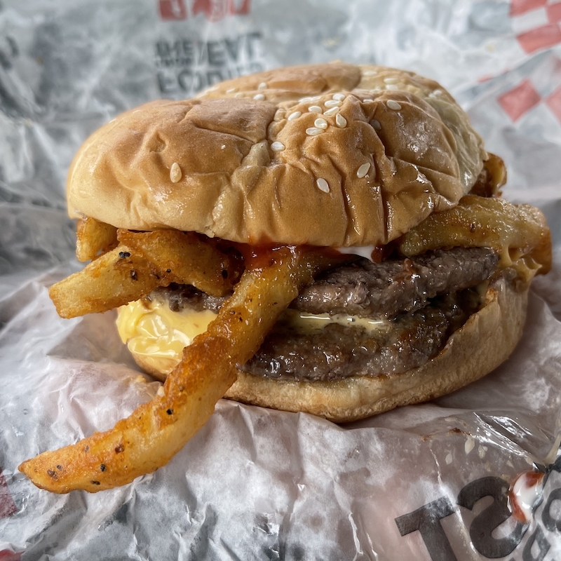 Checkers Fry Lovers Double Burger