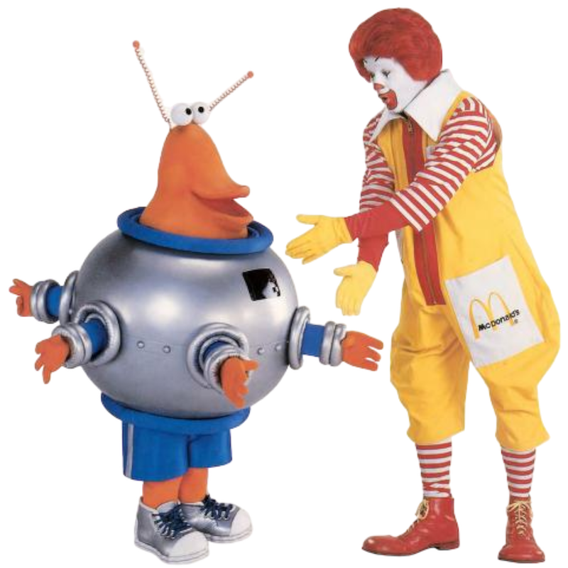 CosMc and Ronald McDonald