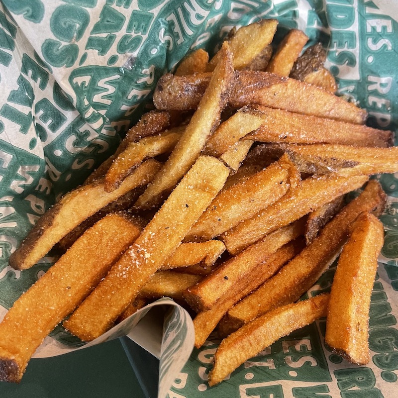 Fresh-cut Fries from Wingstop in Miami, Florida