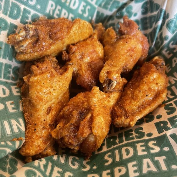 Hot Honey Rub Wings from Wingstop in Miami, Florida