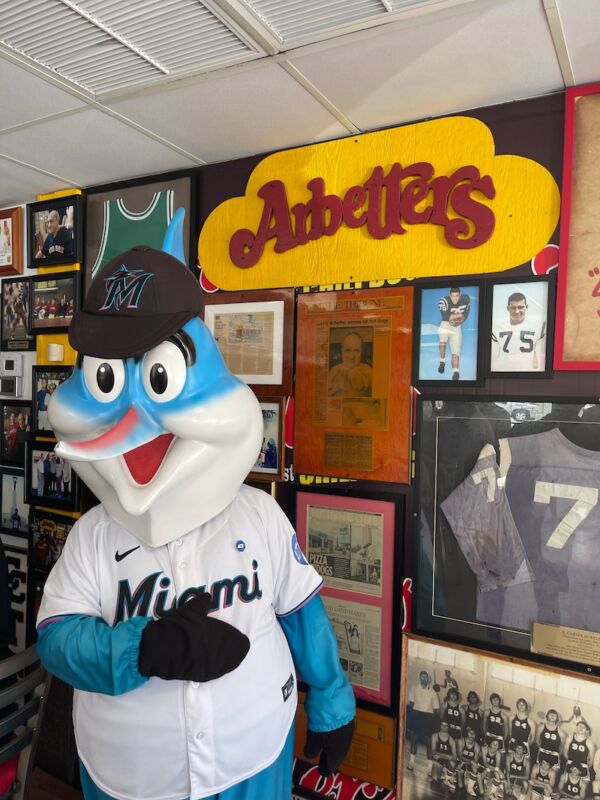 Billy the Marlin at Arbetter Hot Dogs