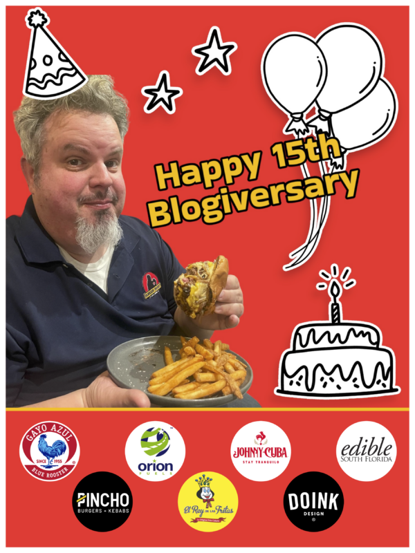 Burger Beast's 15th Blogiversary