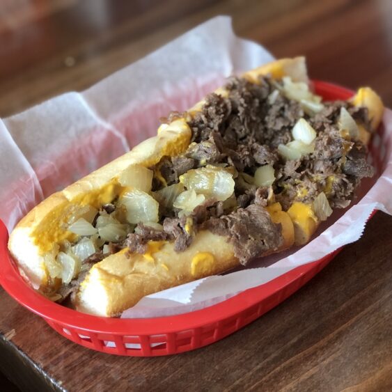 Cheesesteak with Wiz from Kruk's Philly Steaks in Naples, Florida