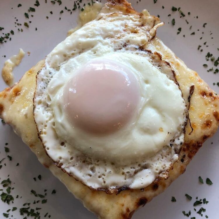 Croque Madame from Bonjour Bakery in Kendall, Florida