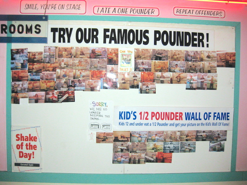 Cheeburger Cheeburger Famous Pounder Wall of Pictures
