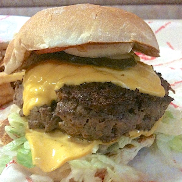 Famous Pounder from Cheeburger Cheeburger Express in West Palm Beach, Florida