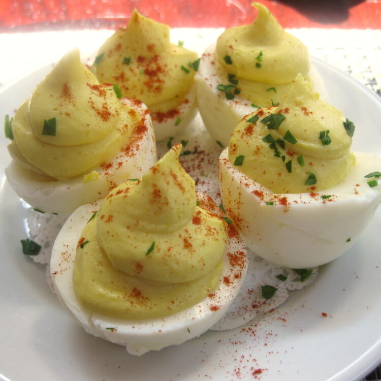 Deviled Eggs from Michael’s Genuine Food & Drink in Miami Design District, Florida