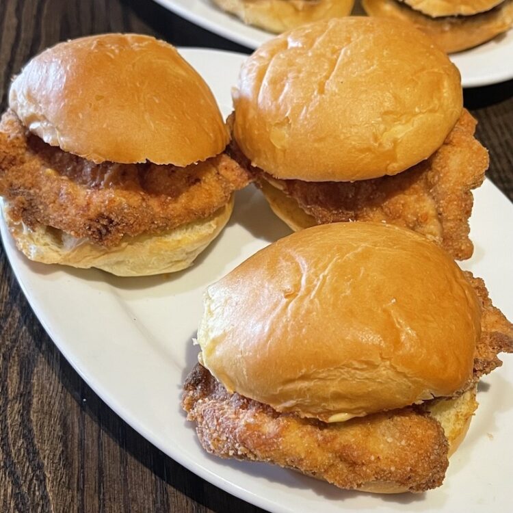 Chicken Sliders from Robusto's Cigar Bar and Bistro in Sterling Heights, Michigan