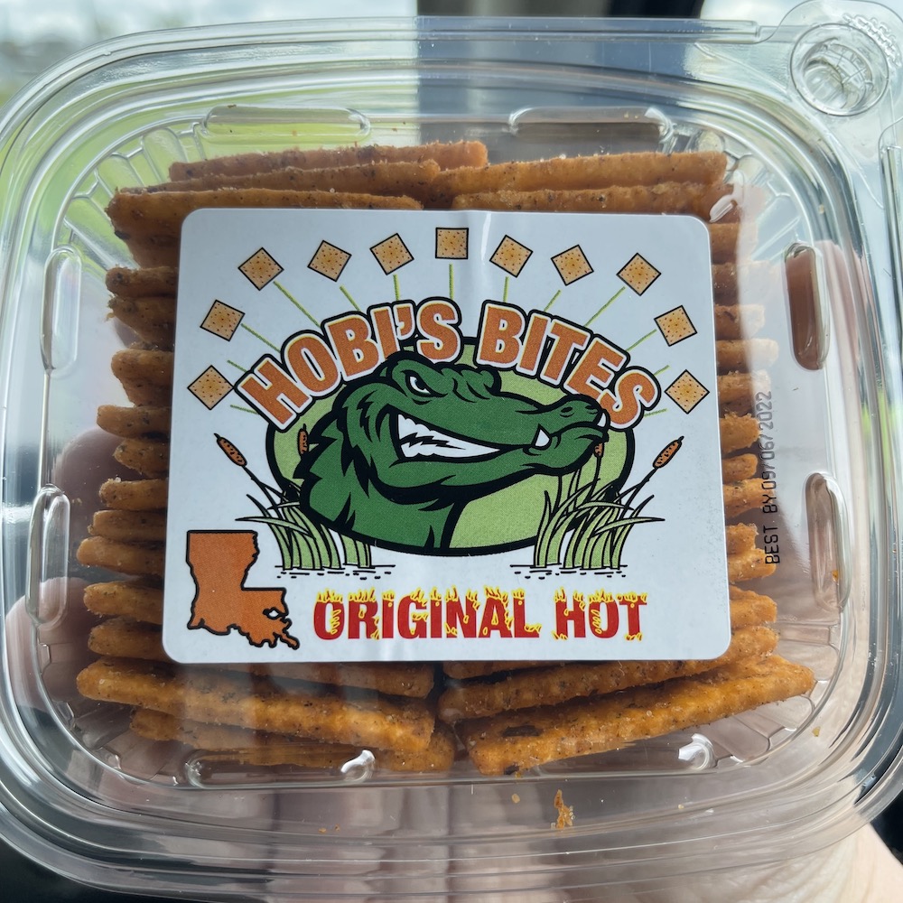 Hobi's Bites from Billy's Boudin and Cracklins in Scott, Louisiana