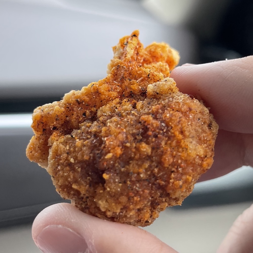 Seasoned Cracklins from Billy's Boudin and Cracklins in Scott, Louisiana