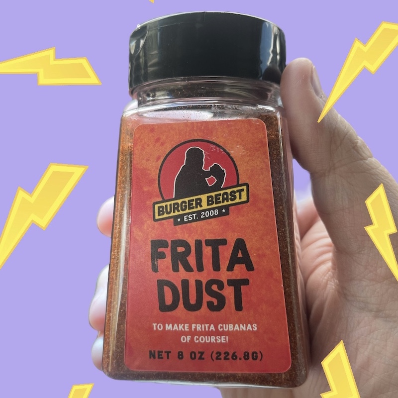 Frita Dust by Burger Beast for making Frita Cubanas