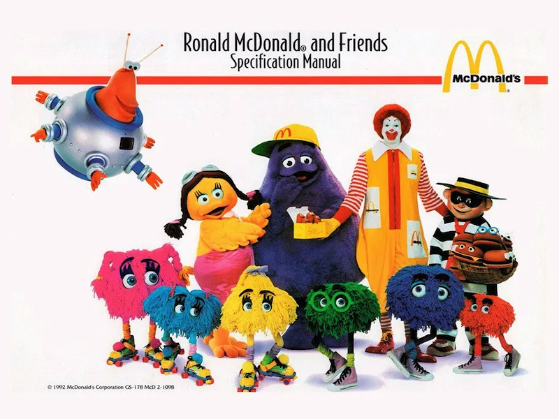 Ronald McDonald and Friends Specification
