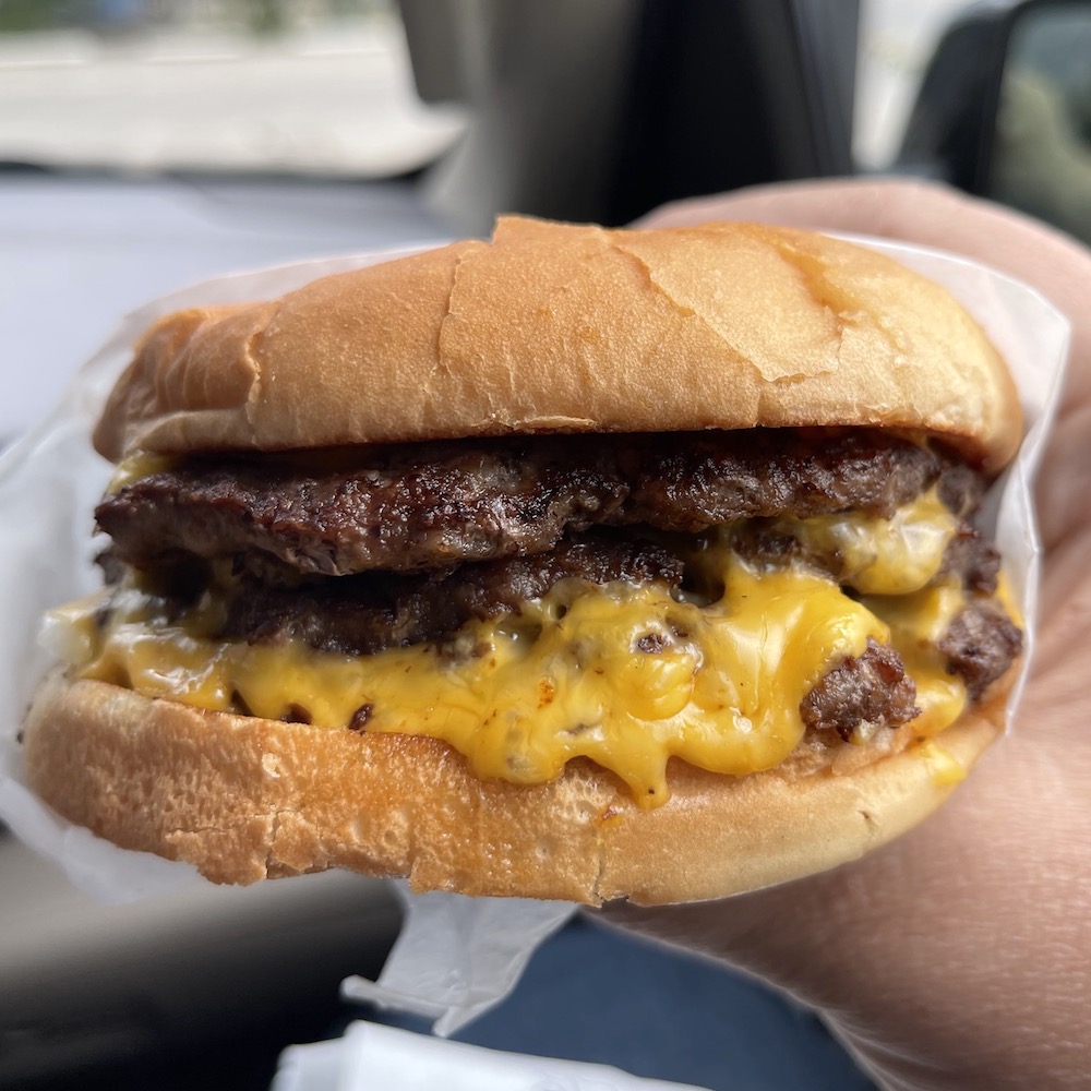 Triple Cheeseburger from Griff's Hamburgers in Scott, Louisiana