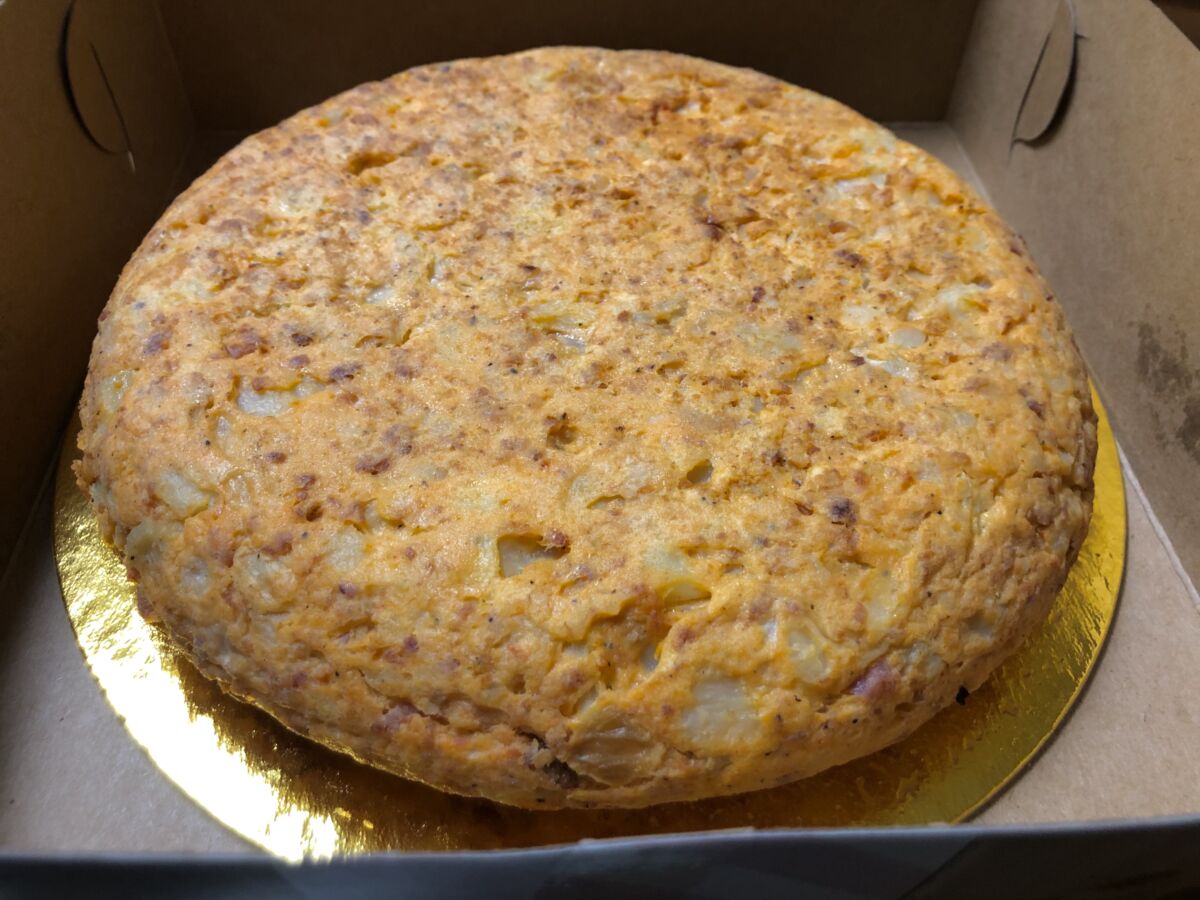 Tortilla Española from Party Cake Bakery