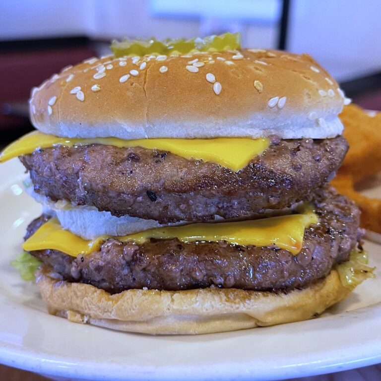 Black Angus Superburger from Eat'n Park in Erie, Pennsylvania