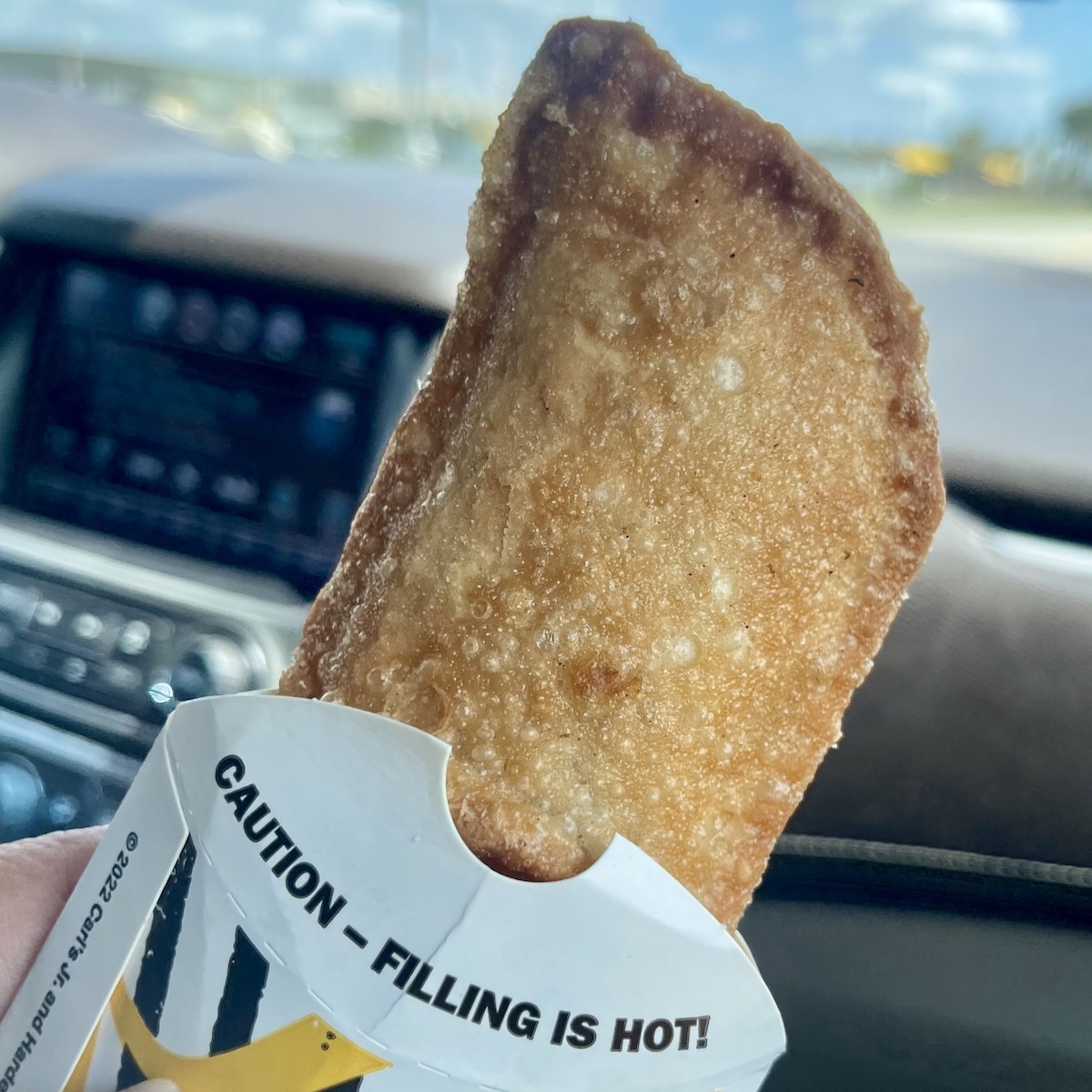 Fried Apple Turnover from Carl's Jr. in Doral, Florida