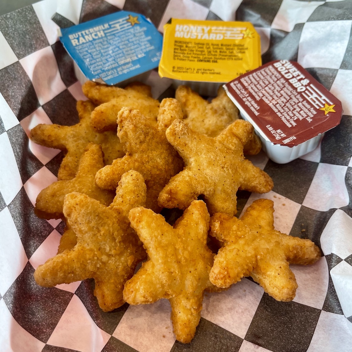 Chicken Stars from Carl's Jr. in Doral, Florida