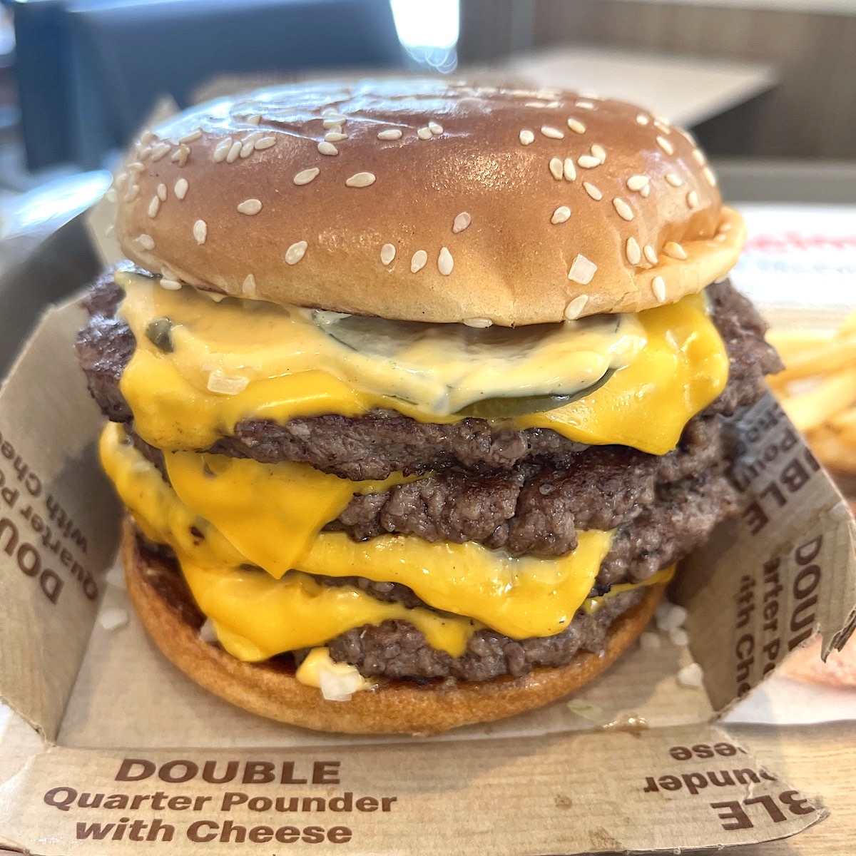 McDonald's Quadruple Quarter Pounder with Cheese