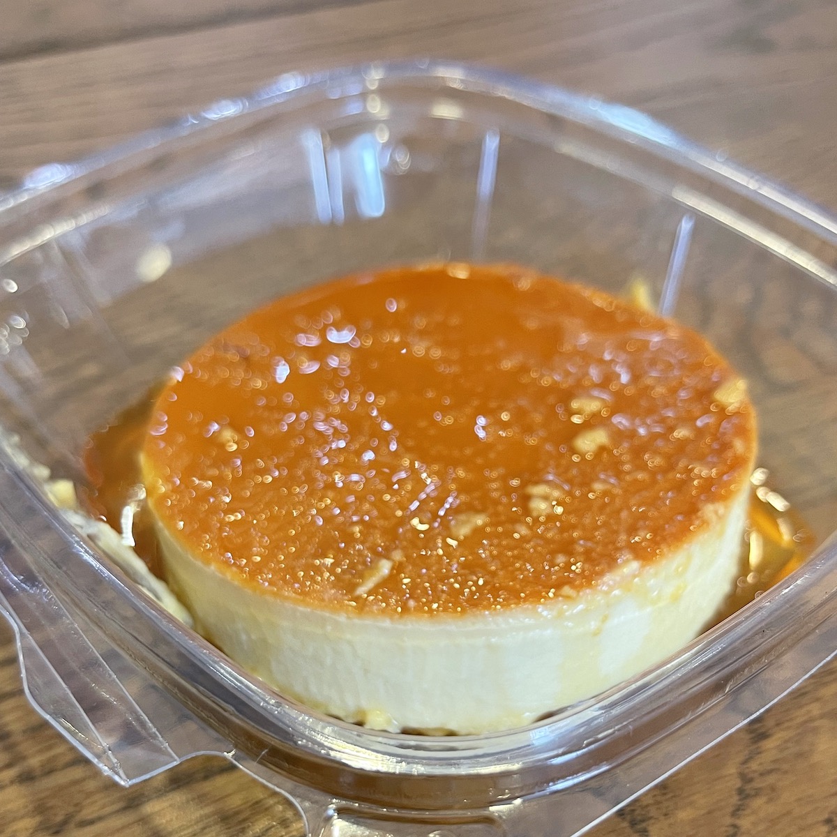 White Chocolate Flan de Queso from Cuento Sandwiches in Doral, Florida