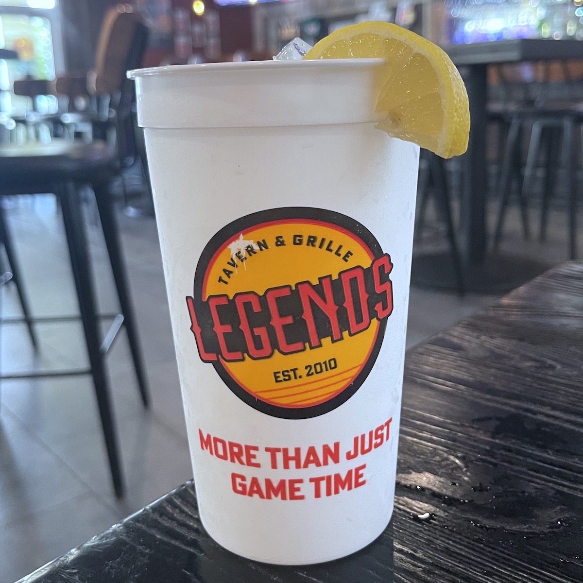 Refillable Cup from Legends Tavern Grille in Plantation, Florida