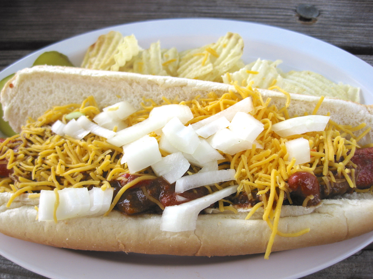 Chili Dog from Scotty's Landing in Coconut Grove, Florida