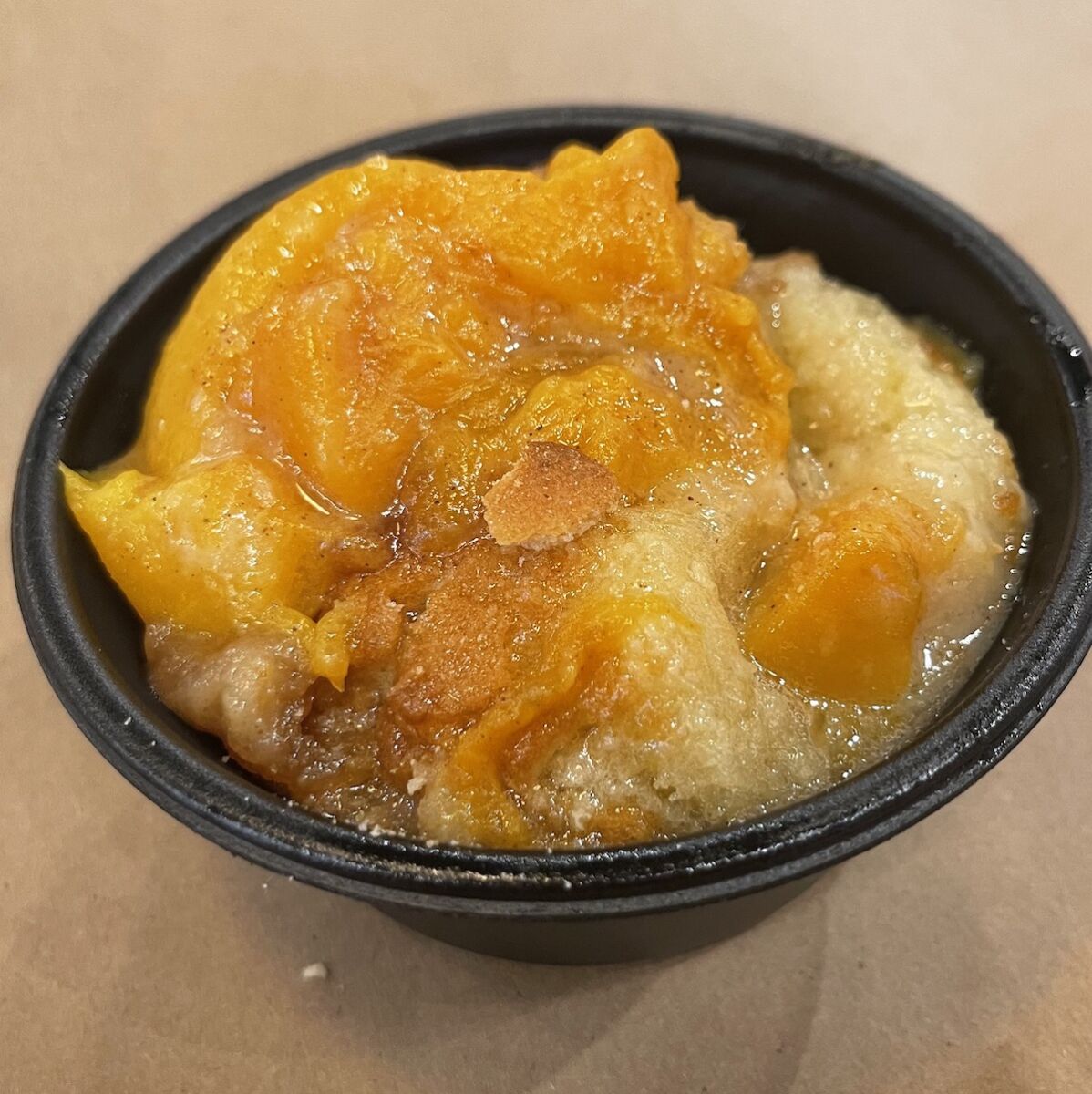 Peach Cobbler from Mission BBQ in Doral, Florida