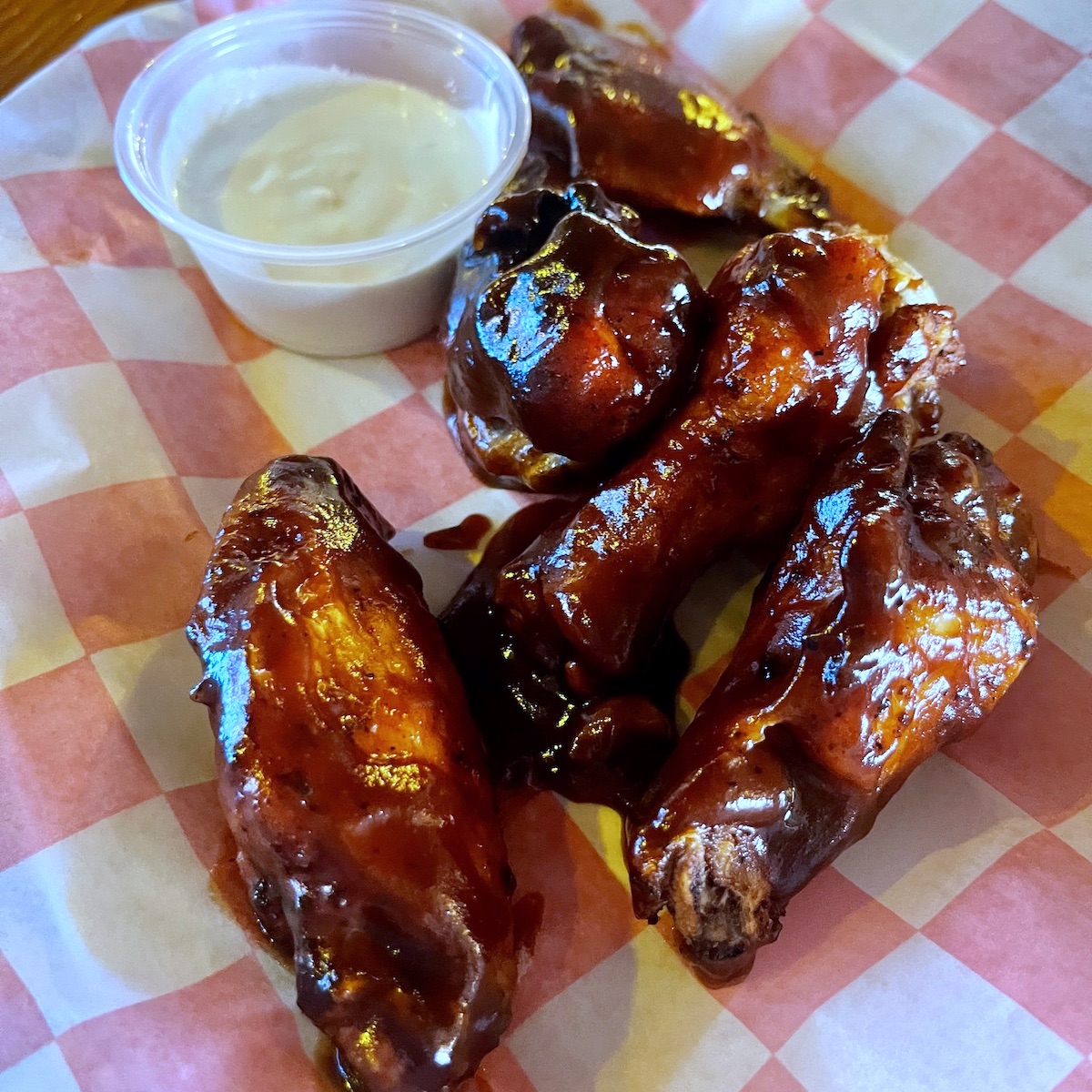 BBQ Wings from Shorty's BBQ in Miami, Florida
