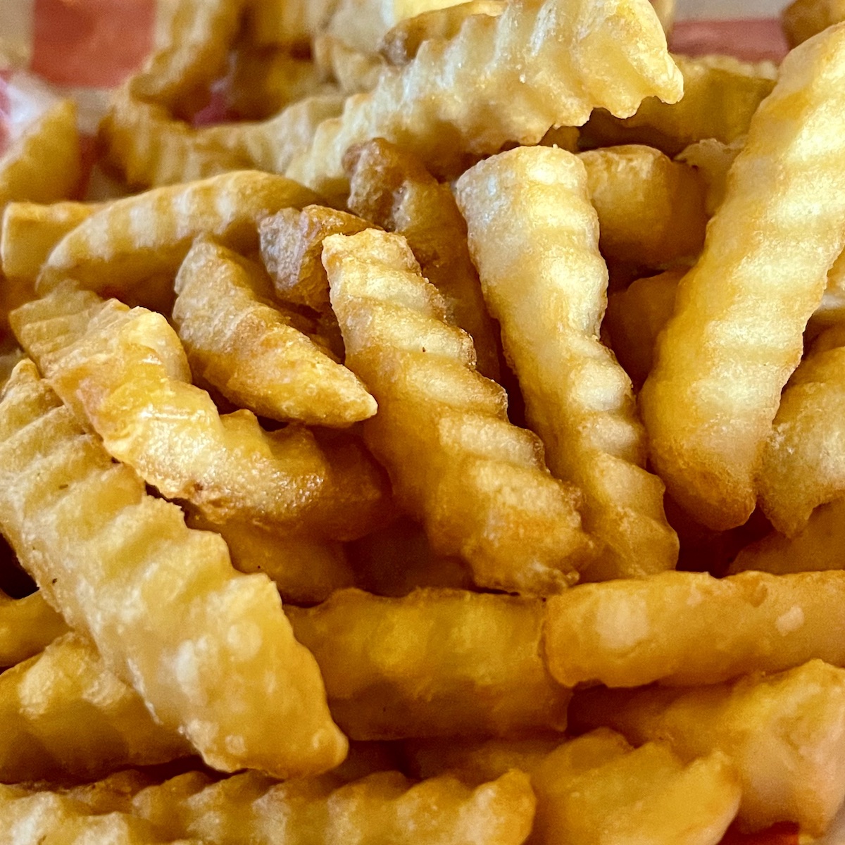 Crinkle-Cut Fries from Shorty's BBQ in Miami, Florida
