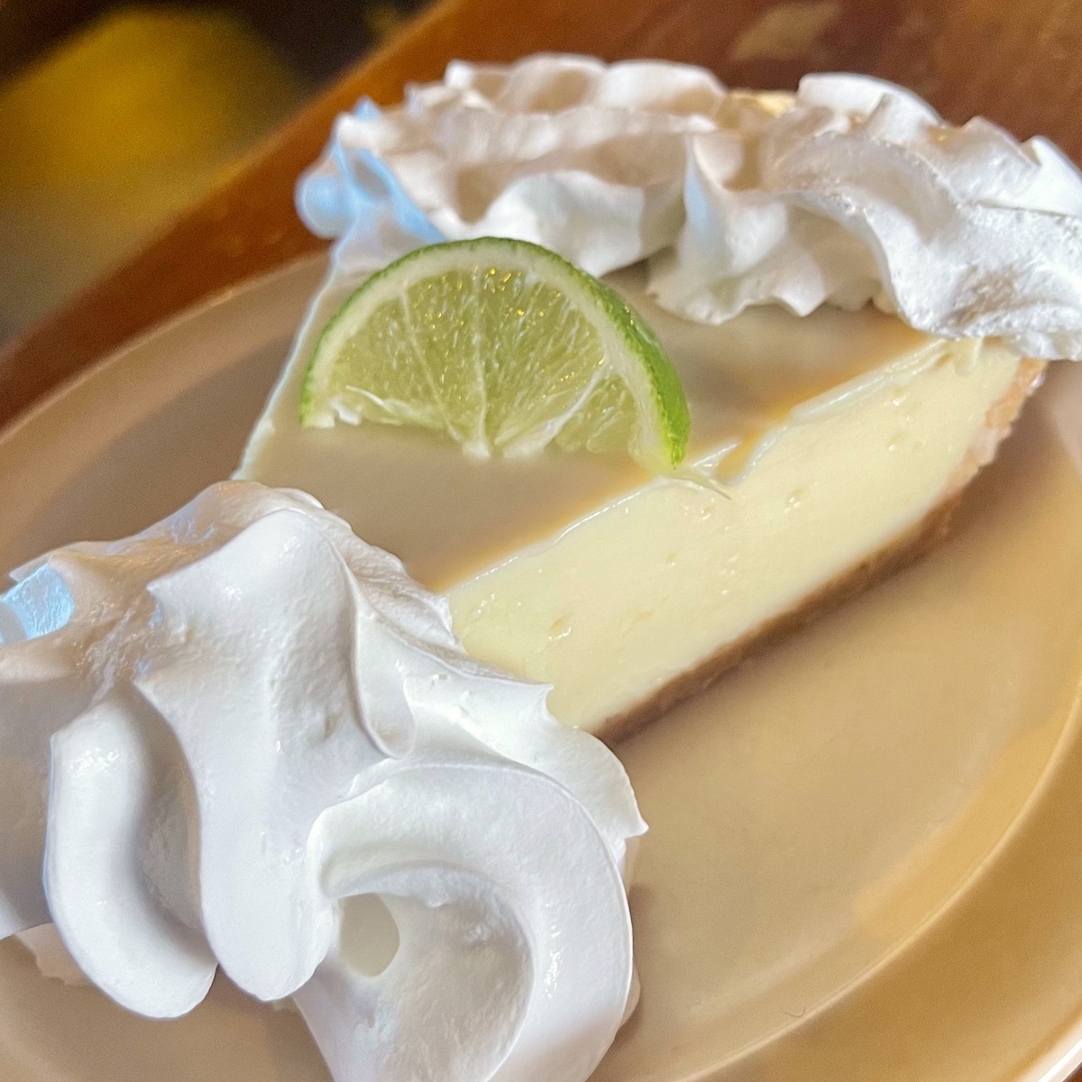 Key Lime Pie from Shorty's BBQ in Miami, Florida