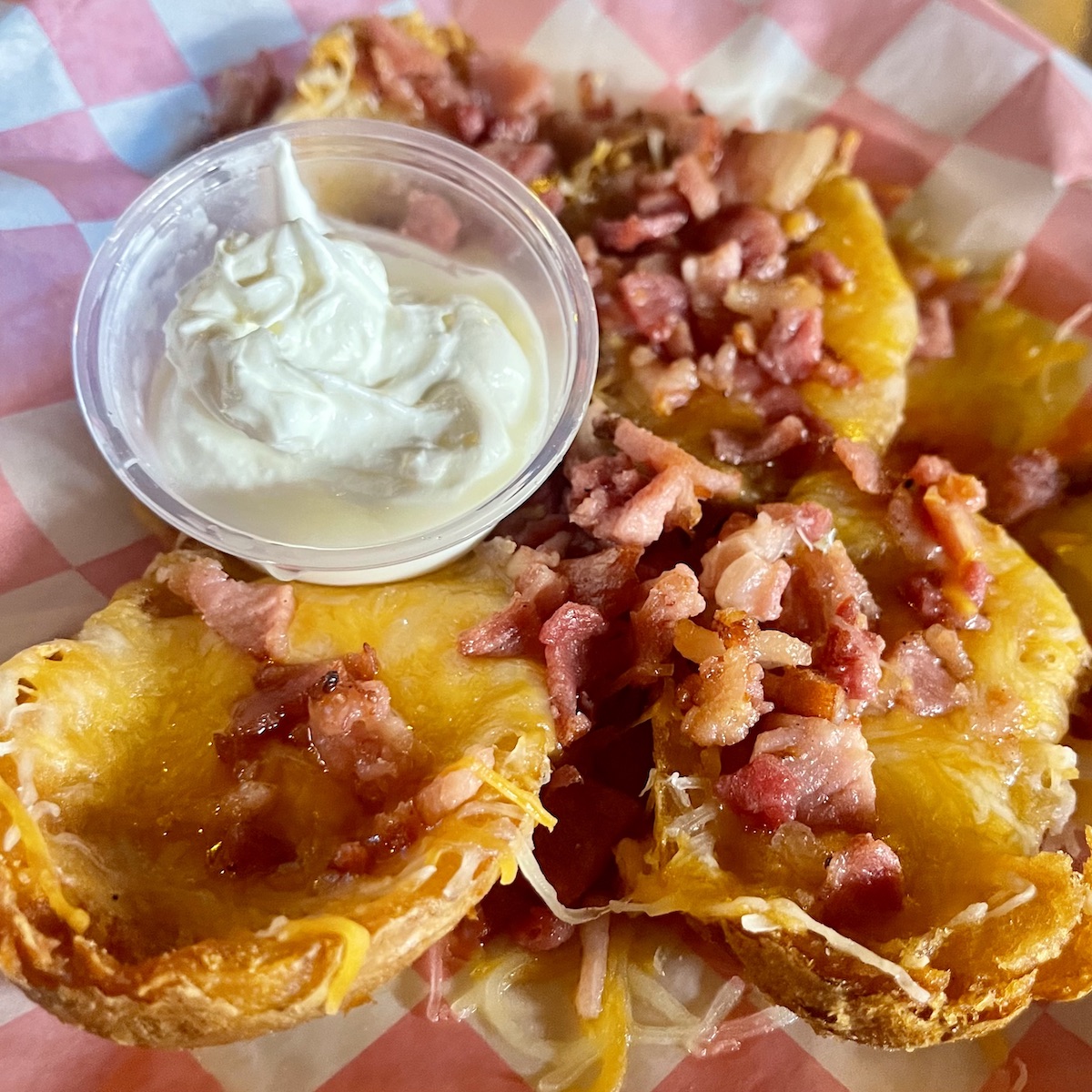 Potato Skins from Shorty's BBQ in Miami, Florida