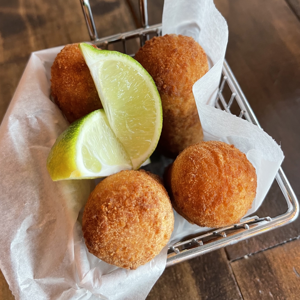 Smoked Gouda and Ham Croquetas from Smoke and Dough in West Kendall, Florida