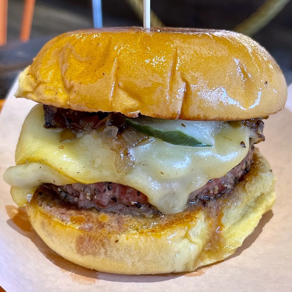 Smoked Cheeseburger from Smoke and Dough in West Kendall, Florida
