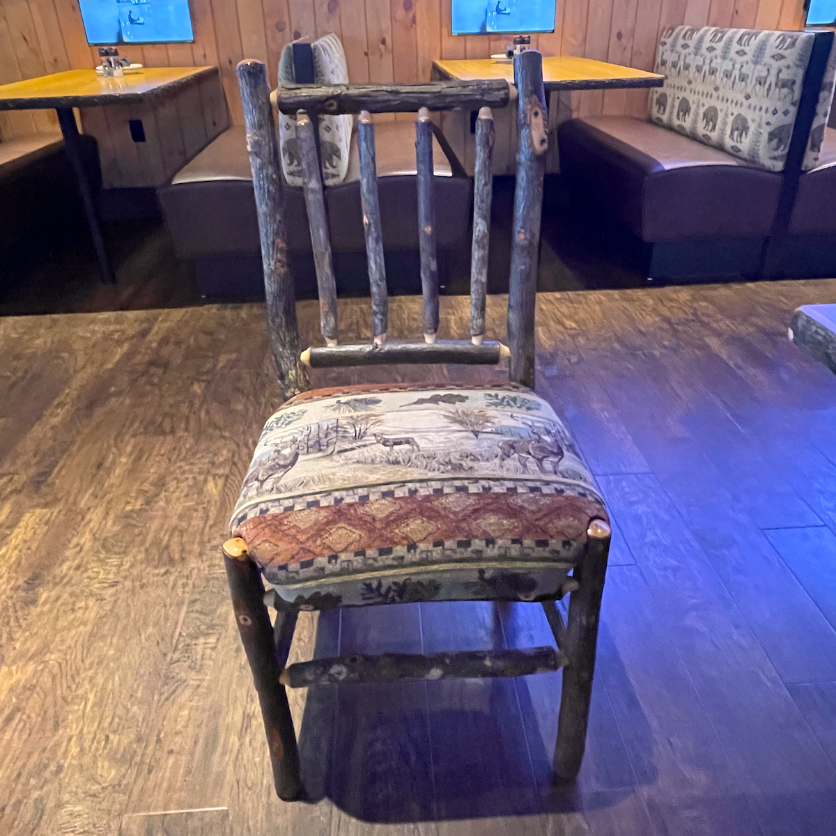 Chair from Twin Peaks Restaurant in Doral, Florida